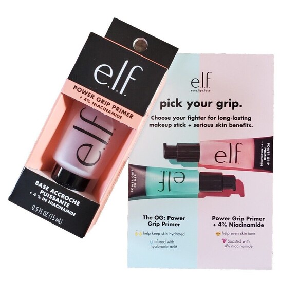 ELF Power Grip Primer 4% Niacinamide Vegan Makeup Travel Size 0.5 oz NEW - Picture 1 of 3